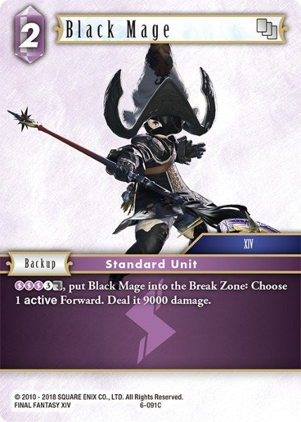 Black Mage (6) [OP6] - Final Fantasy TCG Single