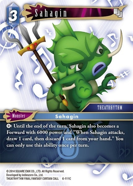 Sahagin (6) [OP6] - Final Fantasy TCG Single