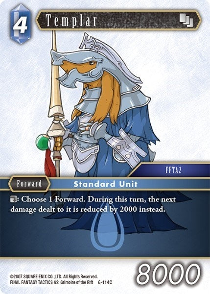 Templar (6) [OP6] - Final Fantasy TCG Single