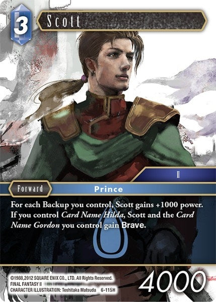 Scott (6) [OP6] - Final Fantasy TCG Single