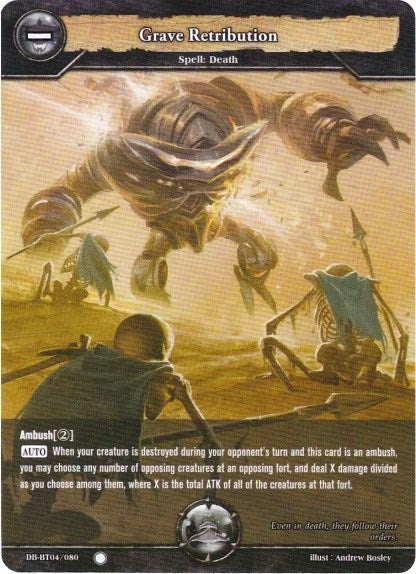Grave Retribution (4080) [BP04] - Dragoborne Single