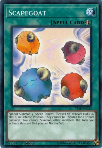Scapegoat (18023) (YS18) - YuGiOh Single