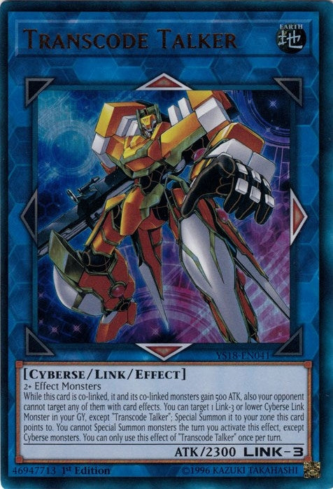 Transcode Talker (18041) (YS18) - YuGiOh Single