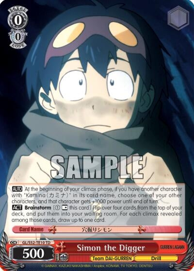 Simon the Digger (5210) [GL/S52] - Weiss Schwarz Single