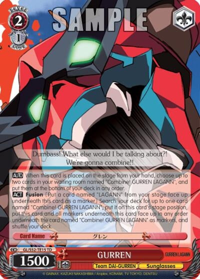 GURREN (5215) [GL/S52] - Weiss Schwarz Single