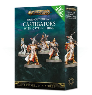 Warhammer: Age of Sigmar - Stormcast Eternals Castigators with Gryph Hound [PLAS] - Warhammer Box Sets Sealed