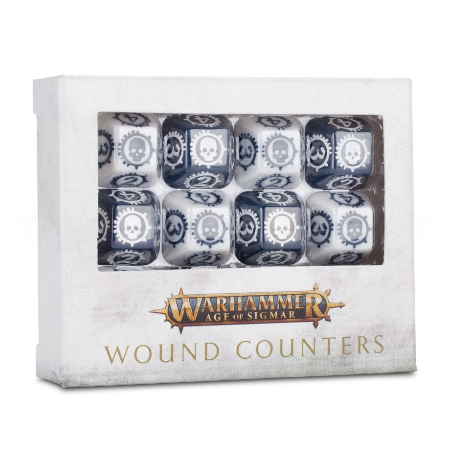 Warhammer: Age of Sigmar - Wound Counter Dice (12-Pack) [ACCS] - Warhammer Game Accessories Sealed