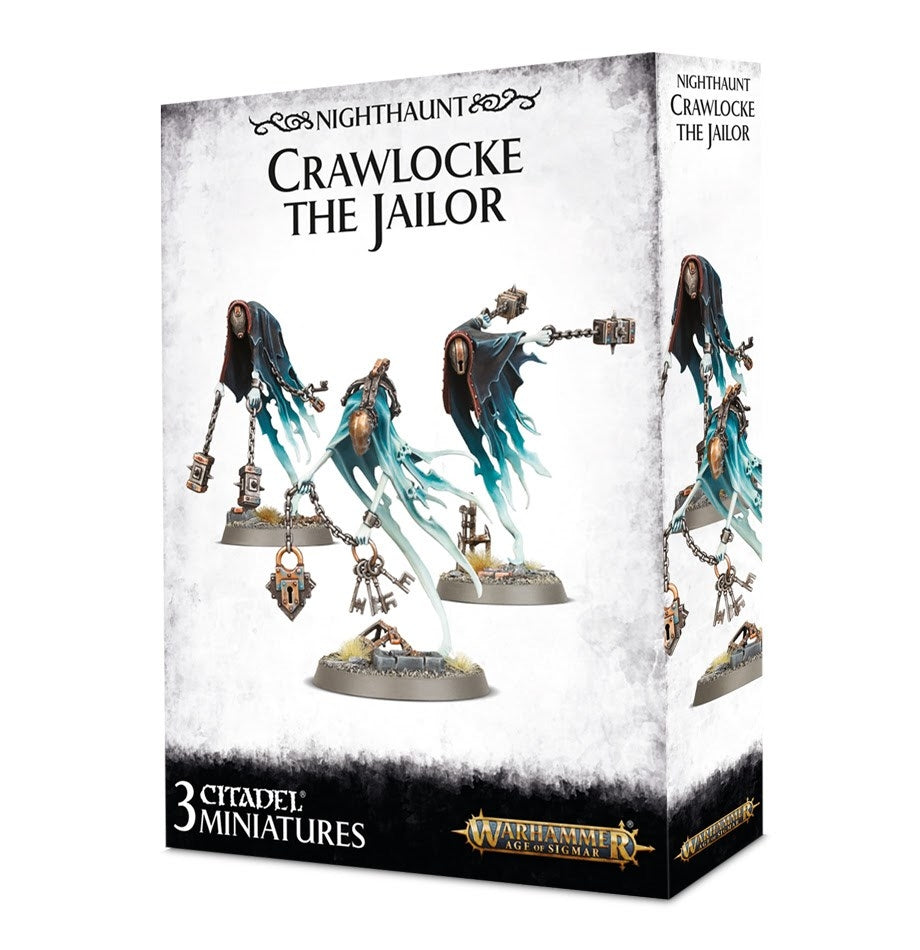 Warhammer: Age of Sigmar - Nighthaunt Crawlocke the Jailor and Chainghasts [PLAS] - Warhammer Box Sets Sealed