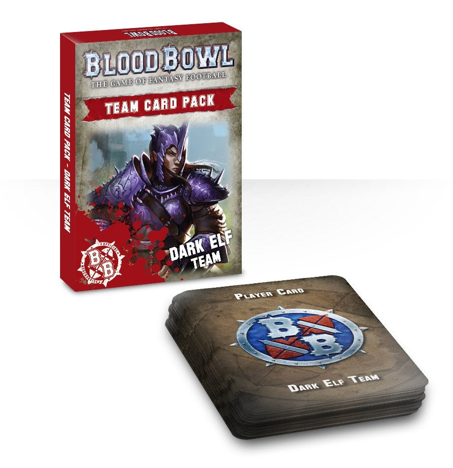 Blood Bowl: Dark Elf Team Card Pack [ACCS] - Warhammer Game Accessories Sealed