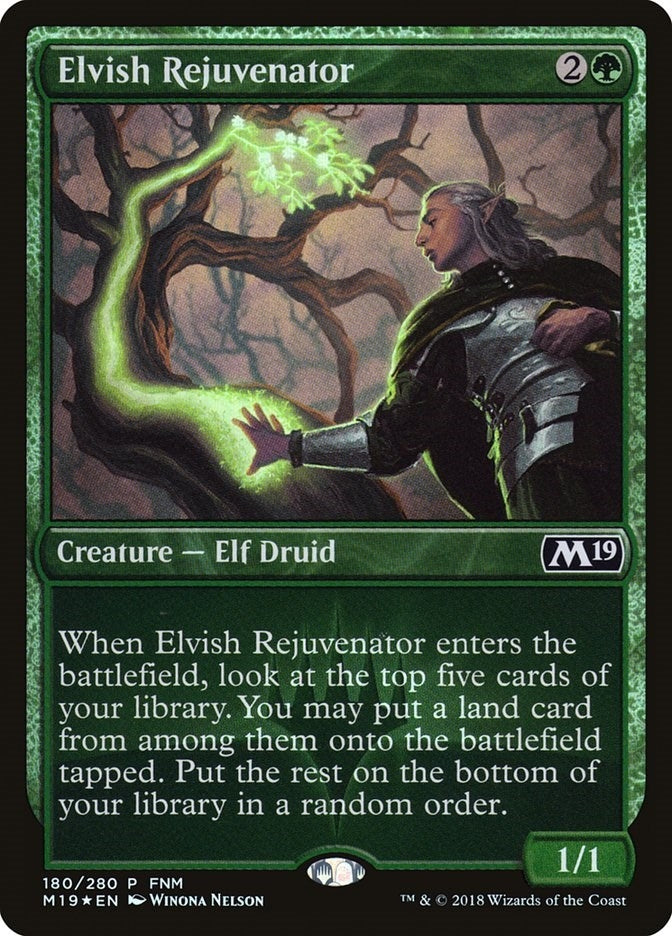 Elvish Rejuvenator (180) [FNM] - MTG Single