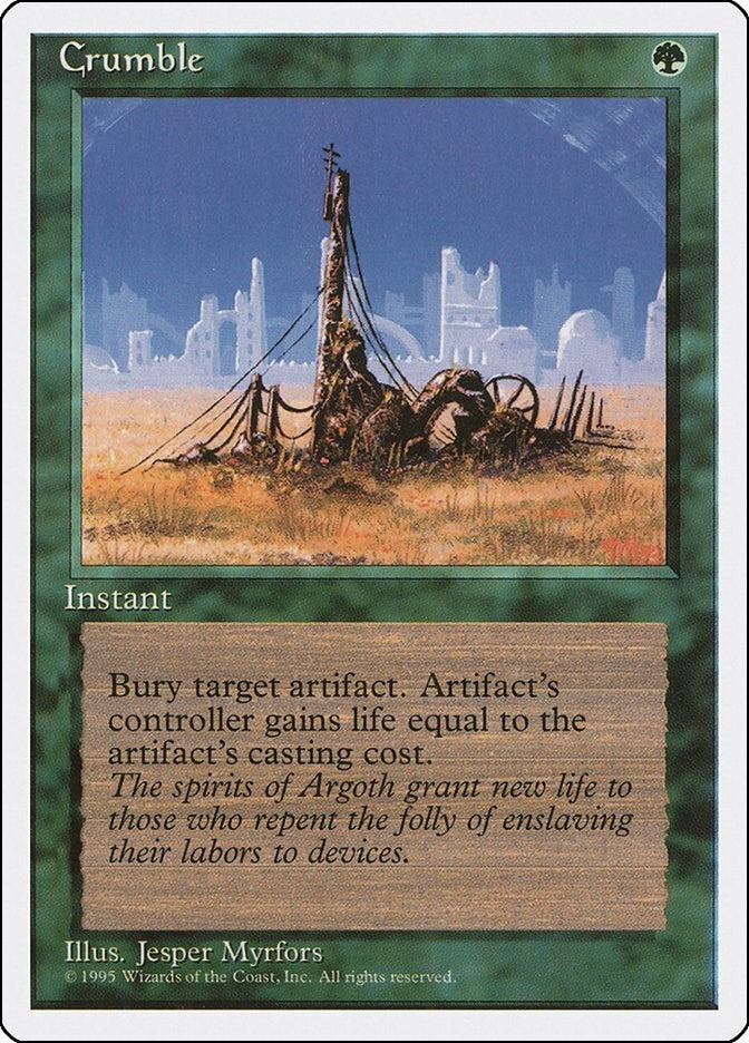 Crumble [4ED] - MTG Single