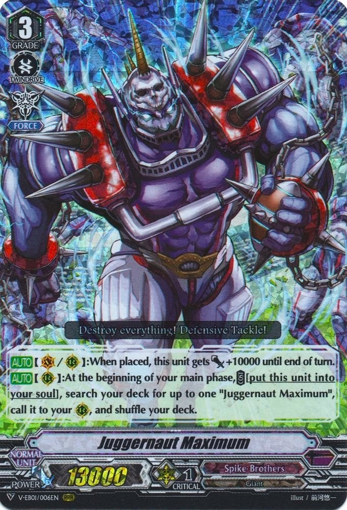 Juggernaut Maximum (1006) [V-EB01] - Cardfight Vanguard Single