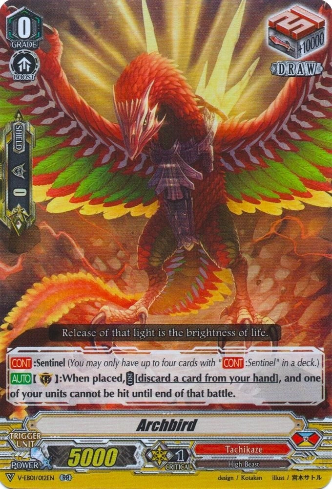 Archbird (1012) [V-EB01] - Cardfight Vanguard Single