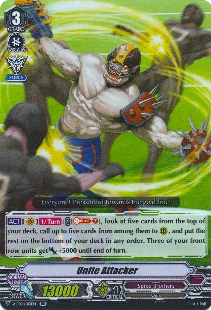 Unite Attacker (1013) [V-EB01] - Cardfight Vanguard Single
