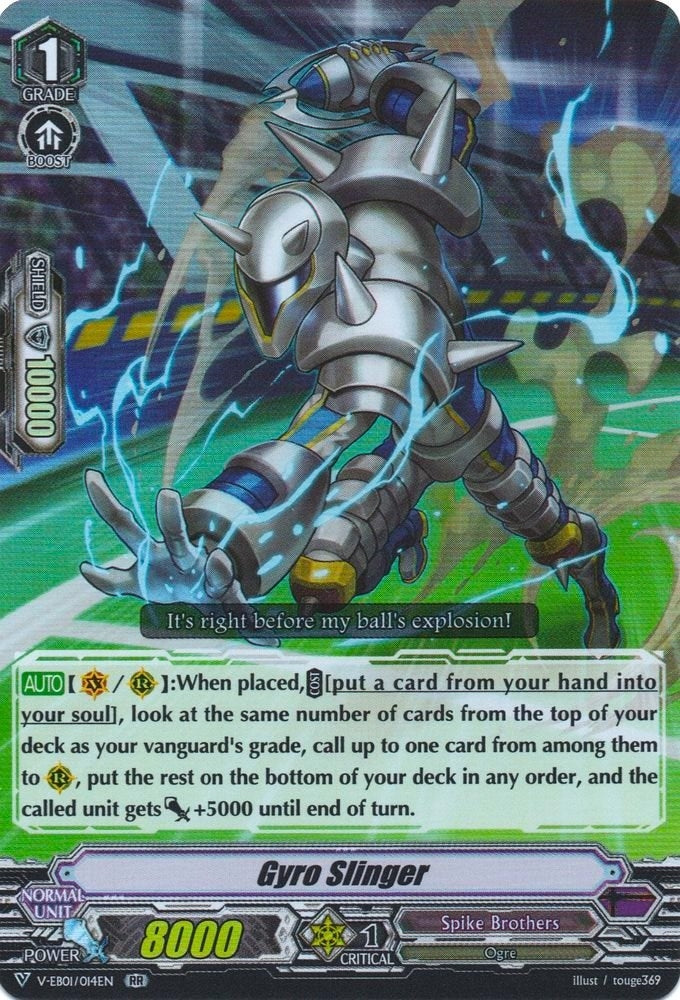 Gyro Slinger (1014) [V-EB01] - Cardfight Vanguard Single