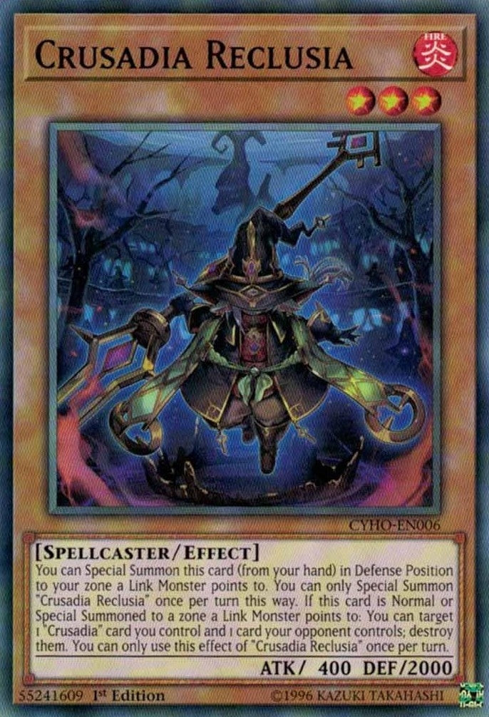Crusadia Reclusia (6) (CYHO) - YuGiOh Single