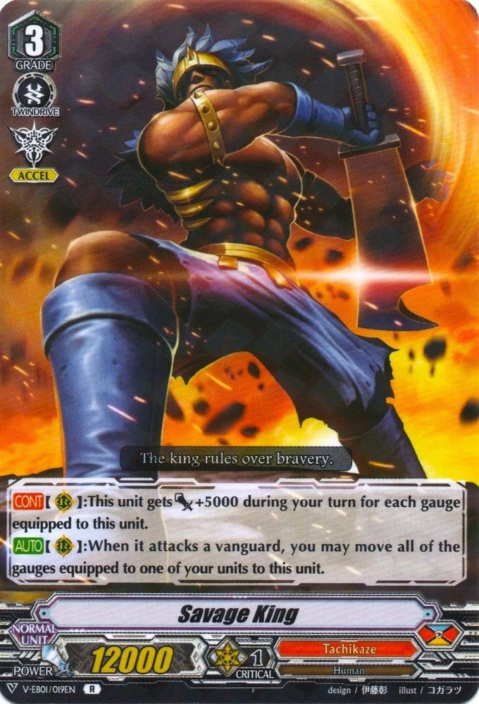 Savage King (1019) [V-EB01] - Cardfight Vanguard Single