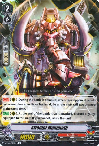 Attempt Mammoth (1020) [V-EB01] - Cardfight Vanguard Single