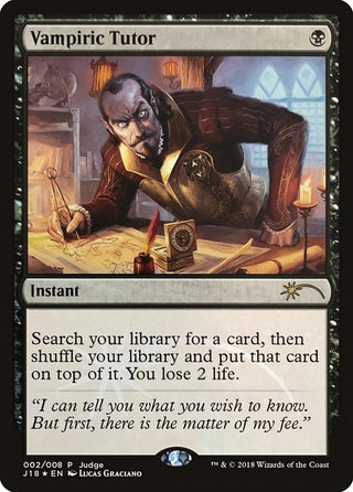 Vampiric Tutor (J18) (2) [JDG] - MTG Single