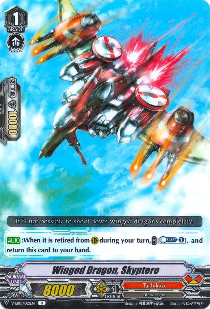 Winged Dragon Skyptero (1021) [V-EB01] - Cardfight Vanguard Single