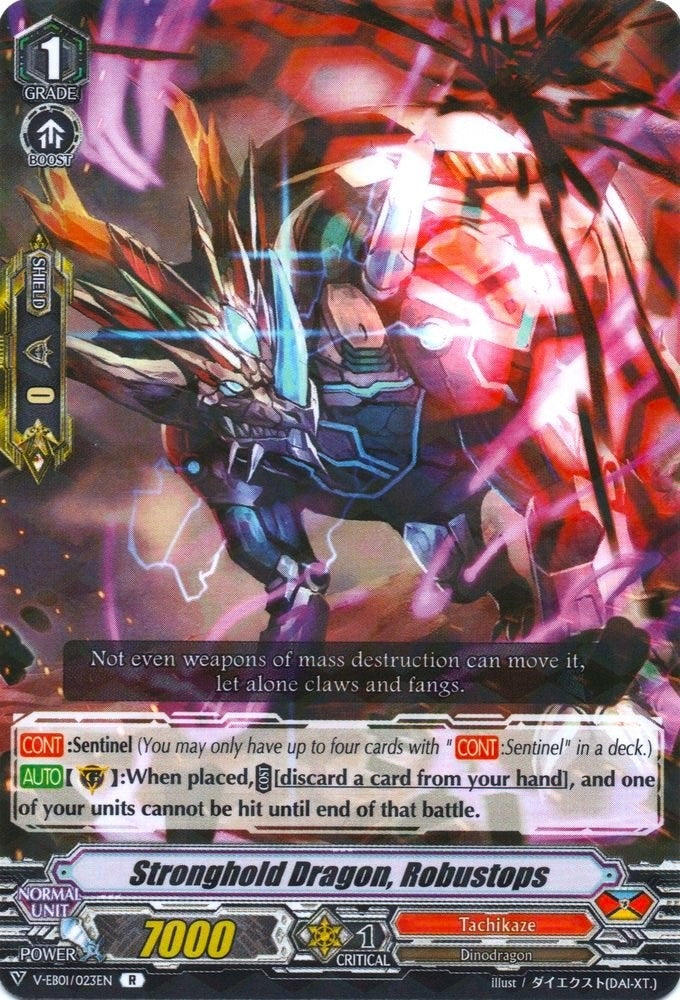 Stronghold Dragon Robustops (1023) [V-EB01] - Cardfight Vanguard Single