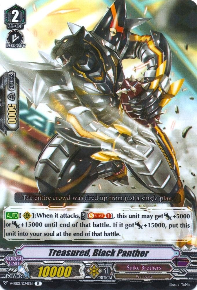 Treasured Black Panther (1024) [V-EB01] - Cardfight Vanguard Single