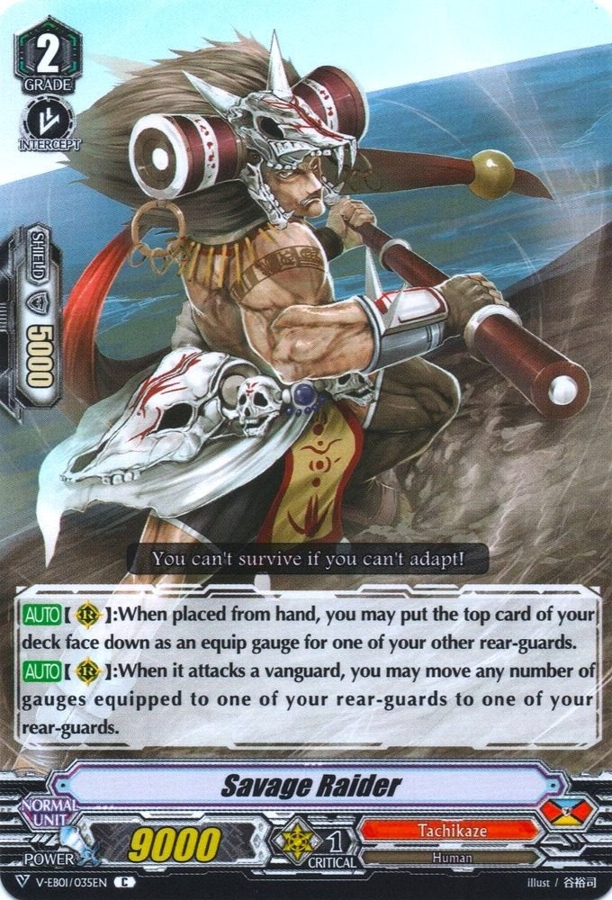 Savage Raider (1035) [V-EB01] - Cardfight Vanguard Single
