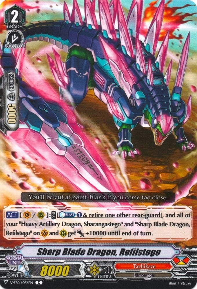 Sharp Blade Dragon Refilstego (1036) [V-EB01] - Cardfight Vanguard Single
