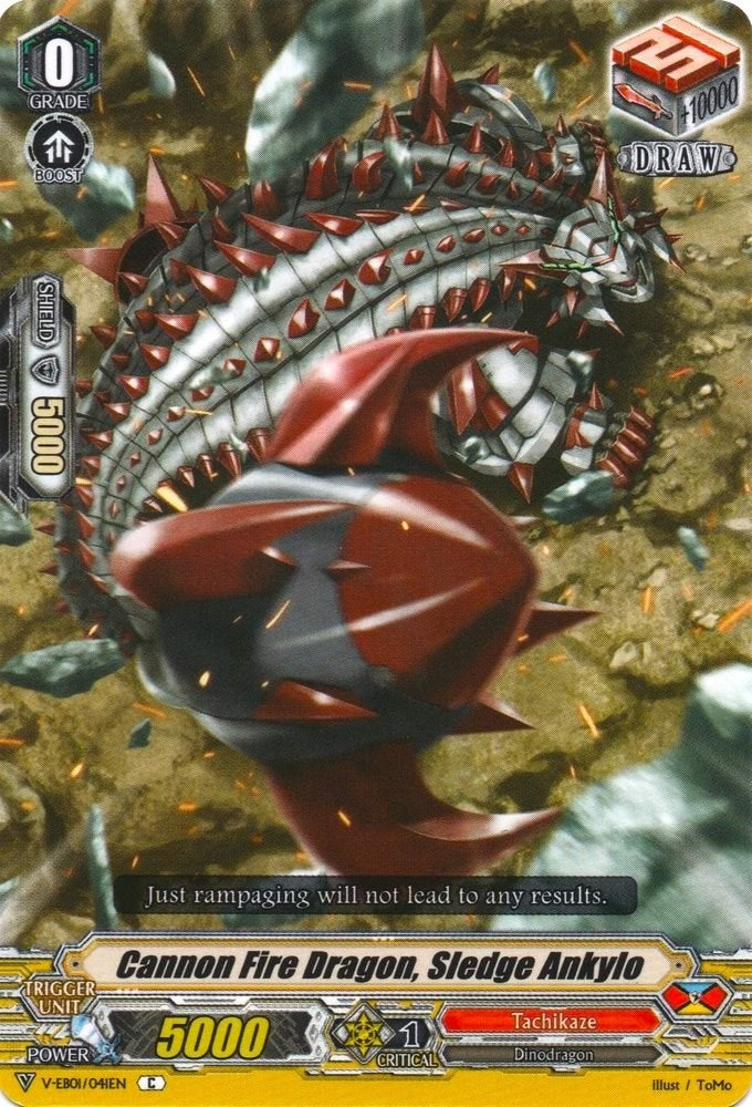 Cannon Fire Dragon Sledge Ankylo (1041) [V-EB01] - Cardfight Vanguard Single