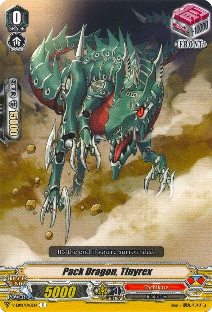 Pack Dragon Tinyrex (1043) [V-EB01] - Cardfight Vanguard Single