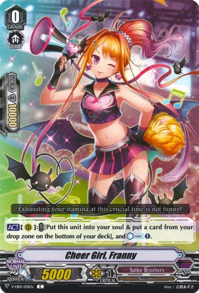 Cheer Girl Franny (1051) [V-EB01] - Cardfight Vanguard Single