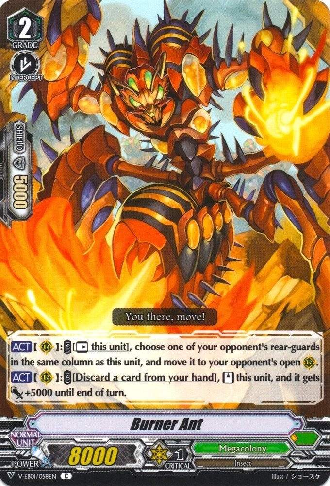 Burner Ant (1058) [V-EB01] - Cardfight Vanguard Single