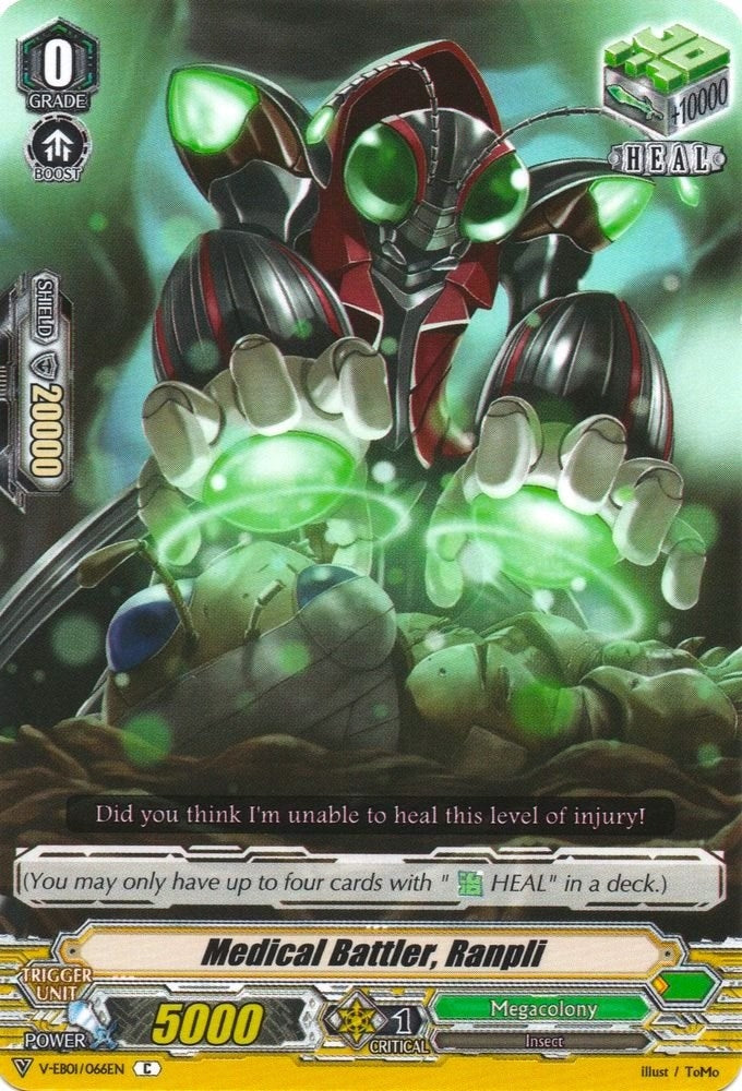 Medical Battler Ranpli (1066) [V-EB01] - Cardfight Vanguard Single