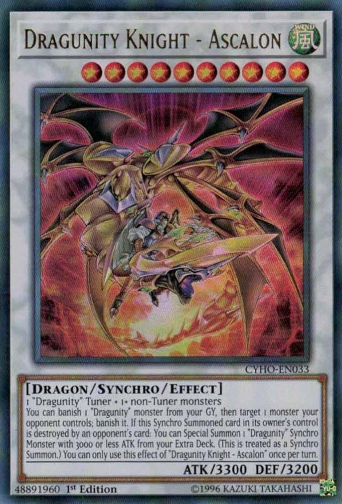 Dragunity Knight - Ascalon (33) (CYHO) - YuGiOh Single
