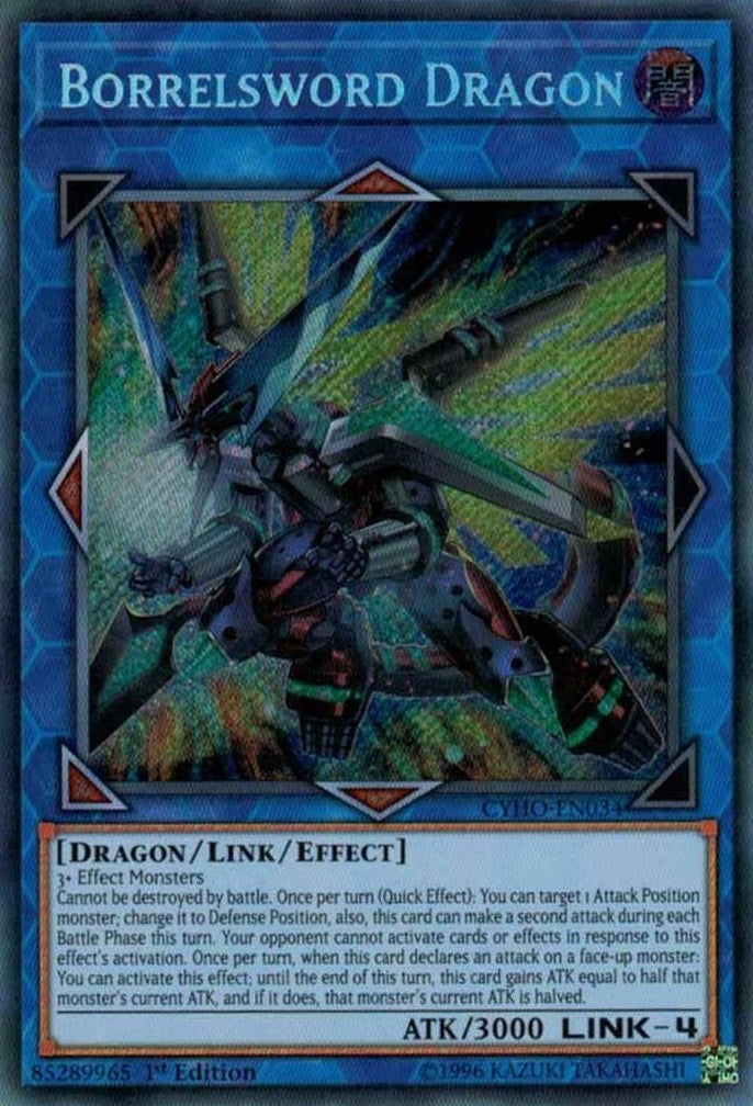 Borrelsword Dragon (34) (CYHO) - YuGiOh Single