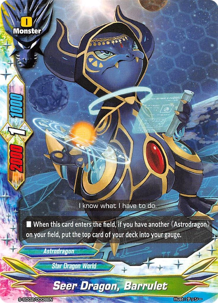 Seer Dragon Barrulet (20008) [S-SD02] - Future Card BuddyFight Single