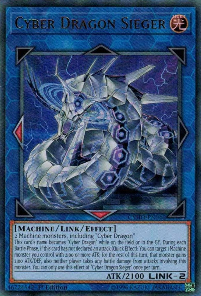 Cyber Dragon Sieger (46) (CYHO) - YuGiOh Single