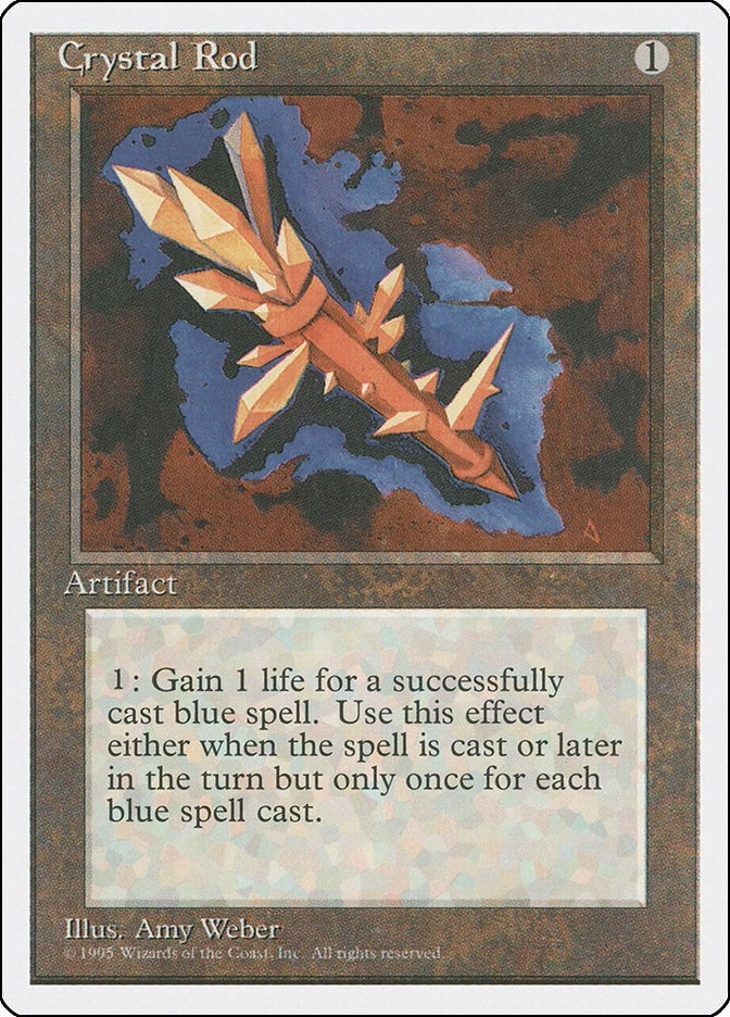 Crystal Rod [4ED] - MTG Single