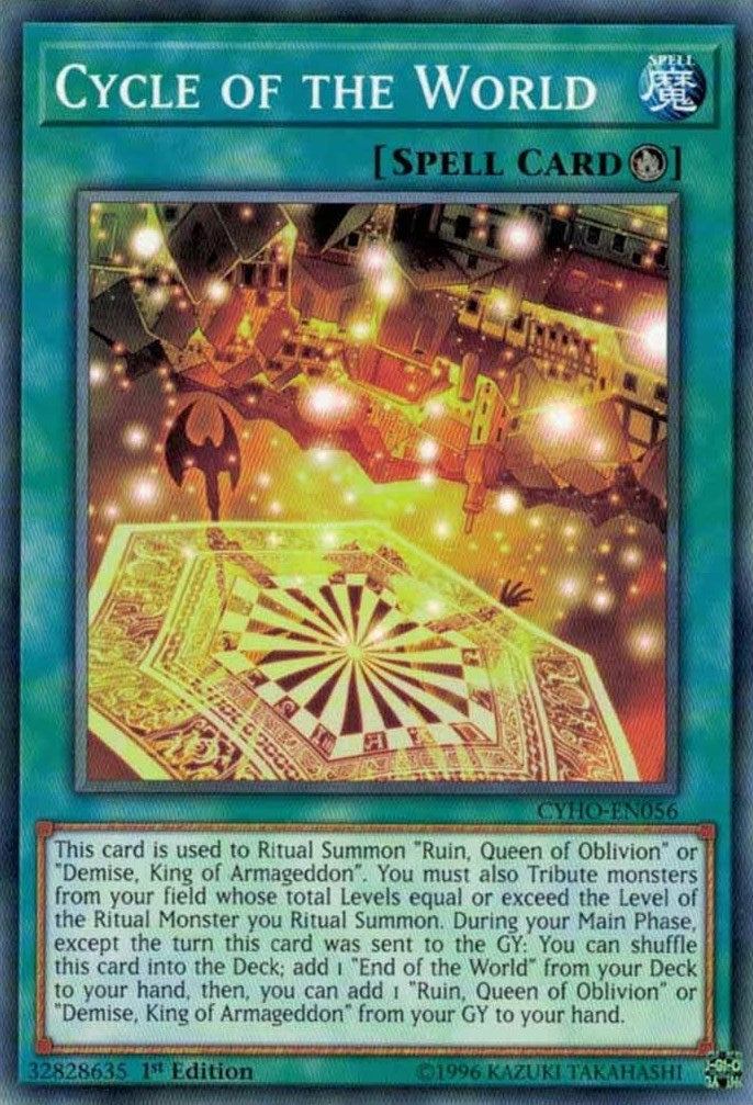 Cycle of the World (56) (CYHO) - YuGiOh Single