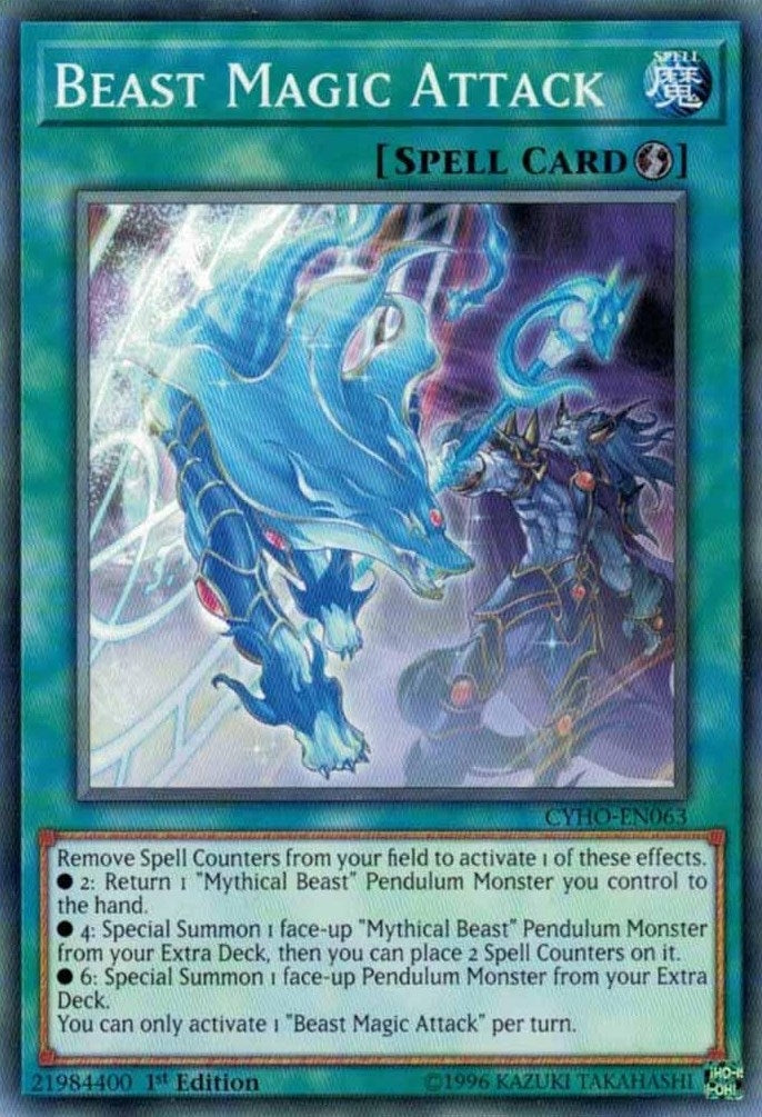 Beast Magic Attack (63) (CYHO) - YuGiOh Single
