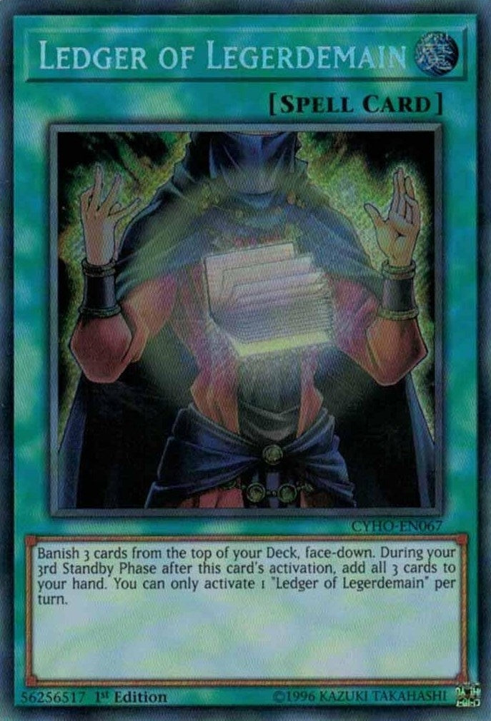 Ledger of Legerdemain (67) (CYHO) - YuGiOh Single