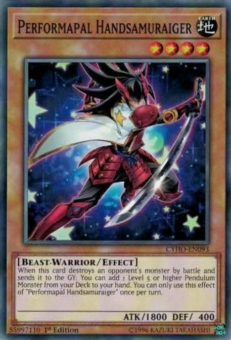 Performapal Handsamuraiger (93) (CYHO) - YuGiOh Single