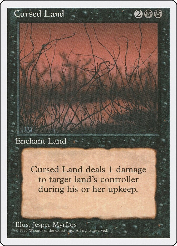 Cursed Land [4ED] - MTG Single