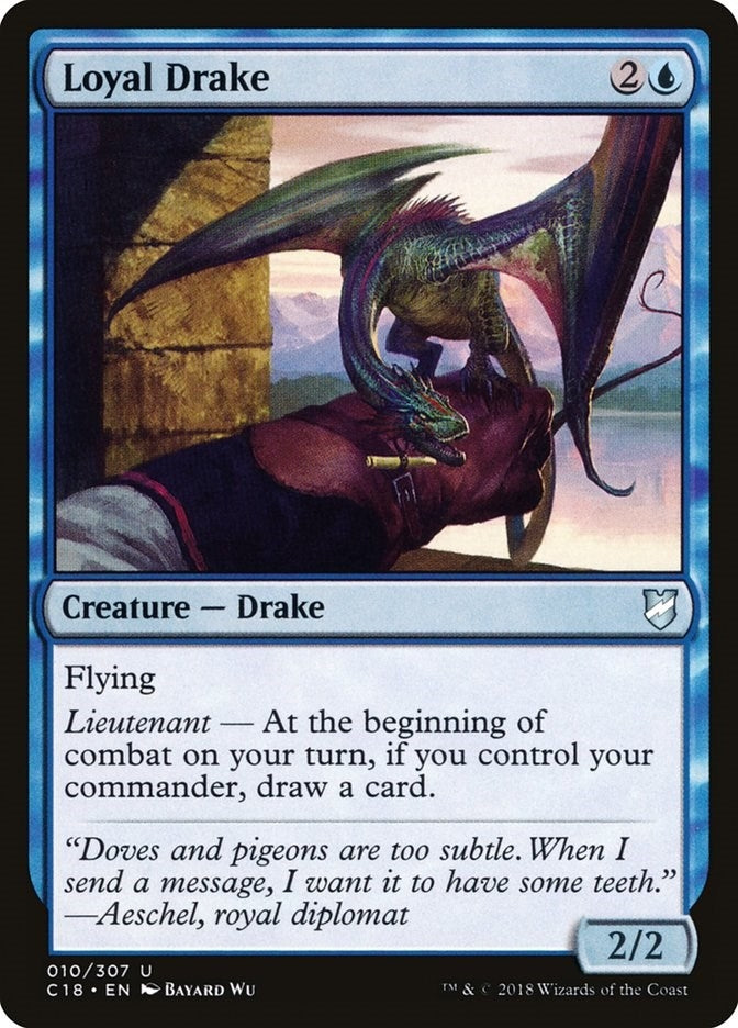 Loyal Drake (10) [C18] - MTG Single