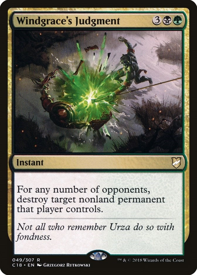 Windgrace’s Judgment (49) [C18] - MTG Single
