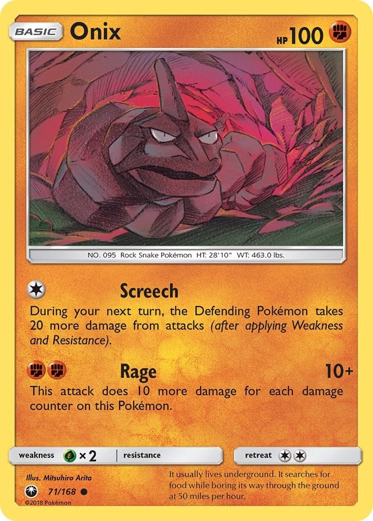 Image for Onix (71/168) (SM - Celestial Storm) - Pokemon