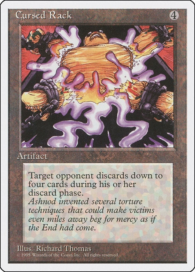 Cursed Rack [4ED] - MTG Single