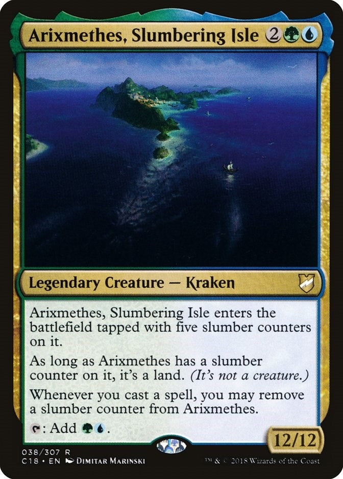 Arixmethes Slumbering Isle (38) [C18] - MTG Single