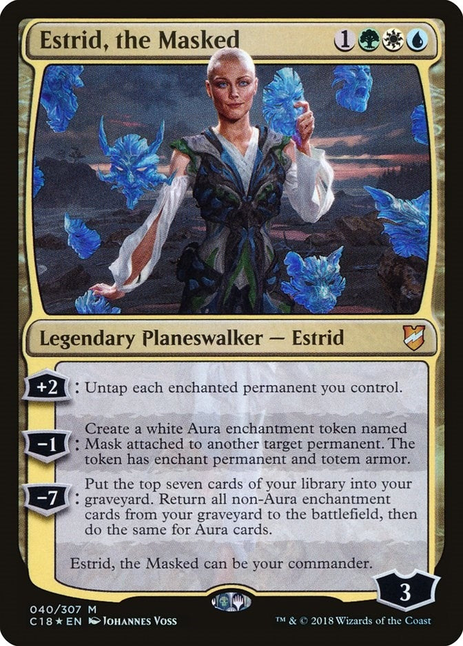 Estrid the Masked (40) [C18] - MTG Single