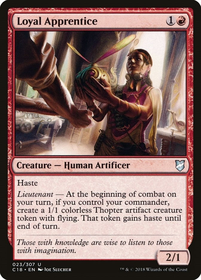 Loyal Apprentice (23) [C18] - MTG Single